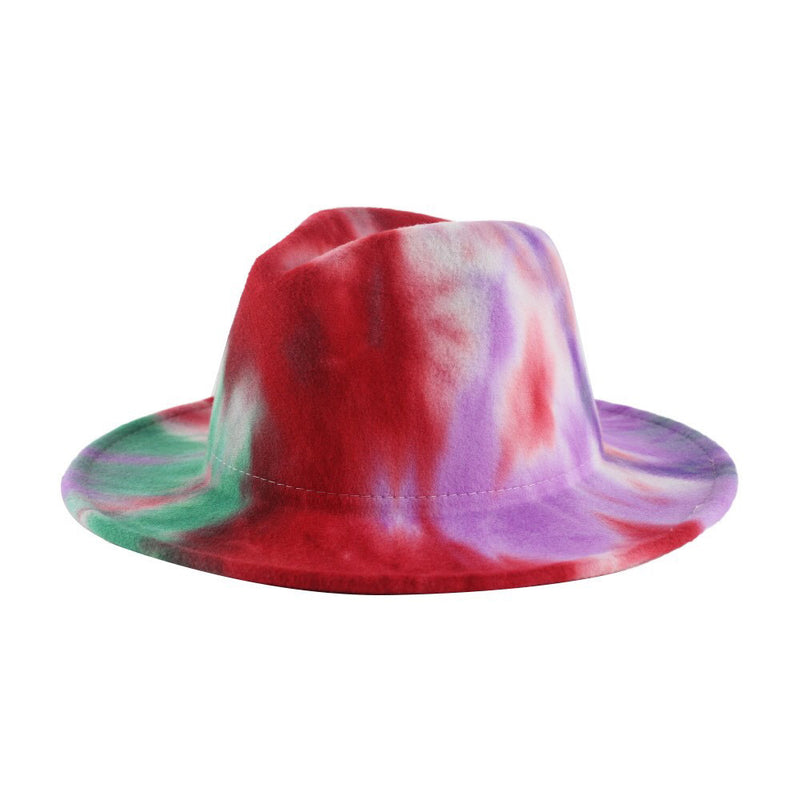 Tie dyed Fedora - Mesmeric Chic 