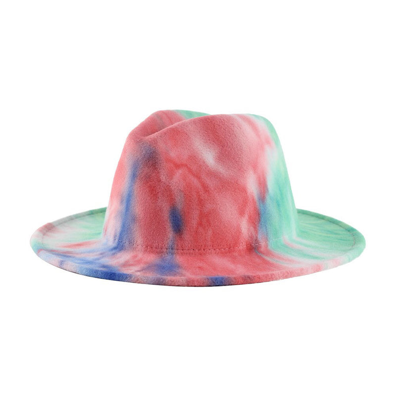 Tie dyed Fedora - Mesmeric Chic 