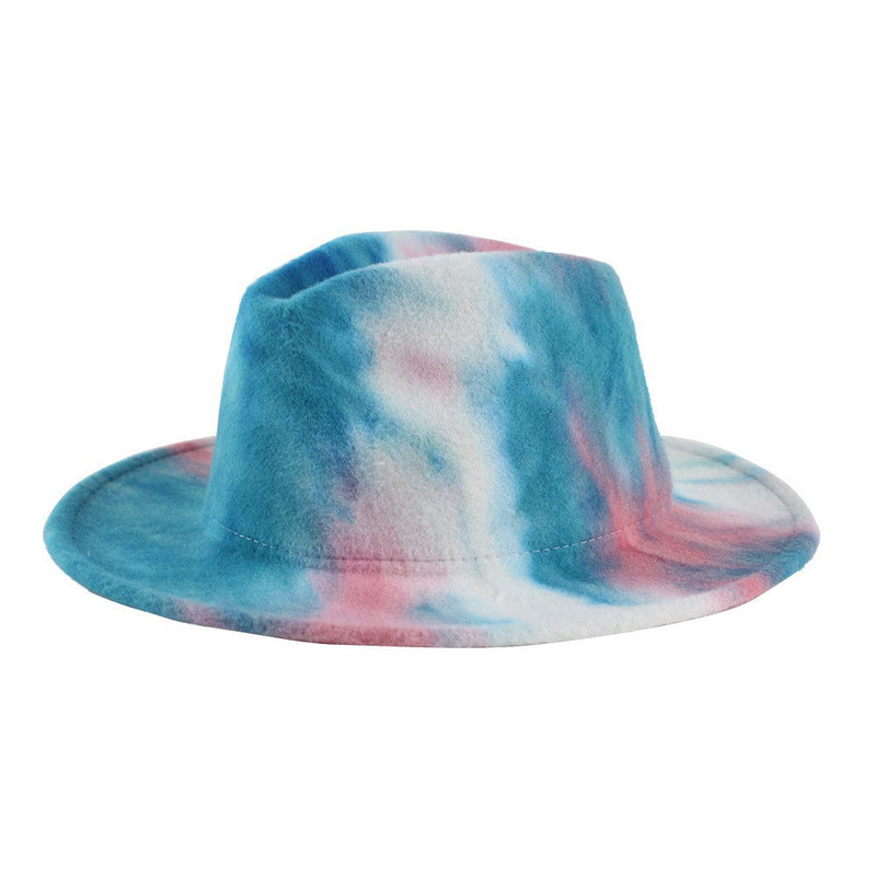 Tie dyed Fedora - Mesmeric Chic 