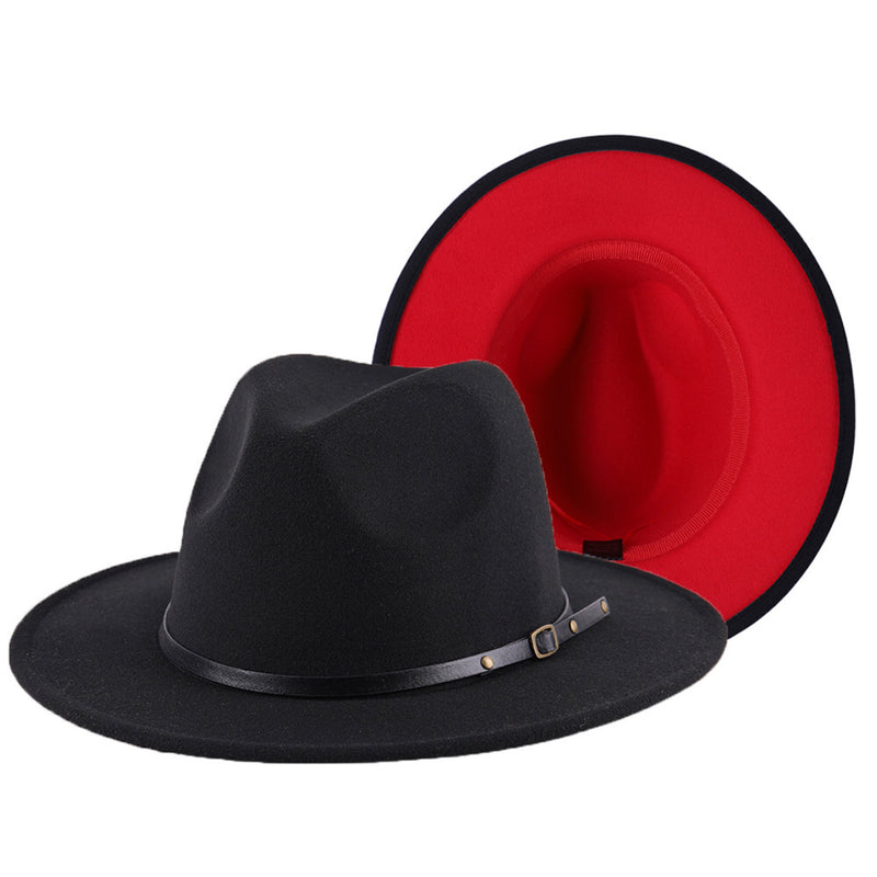 Red Bottom Fedora - Mesmeric Chic 